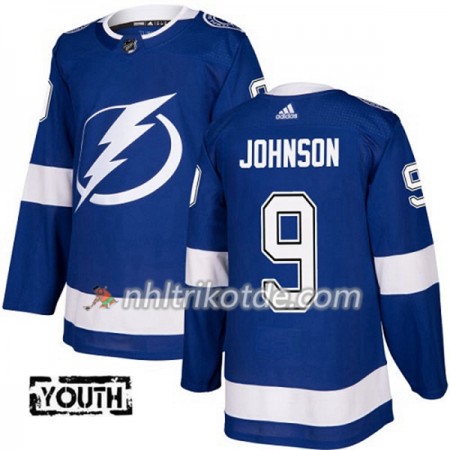 Tampa Bay Lightning Trikot Tyler Johnson 9 Adidas 2017-2018 Blau Authentic - Kinder